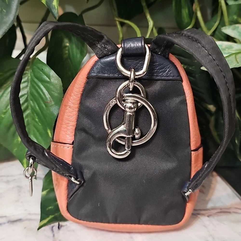Coach Multicolor Mini Backpack Keychain - Picture 7 of 11
